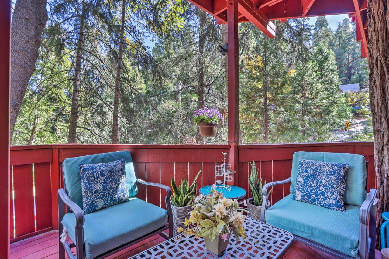 Boho Crestline Cabin, 1 Mile To Lake Gregory! Exterior photo